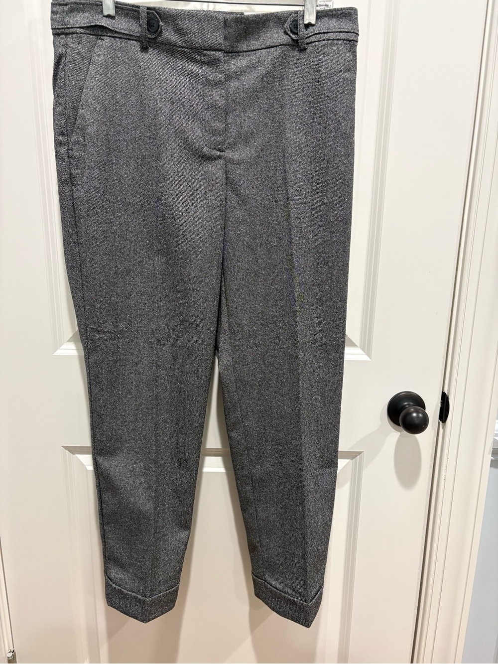 NWT Loft Riviera Slim Mid Rise Curvy Cropped Dress Pants - Ankle Trousers sz. 8